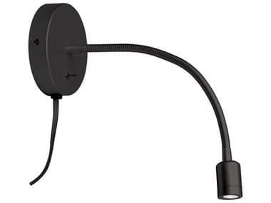 Dainolite Wynne 1-Light Matte Black Wall Sconce DNDLEDW263MB