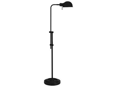 Dainolite Fedora Matte Black Floor Lamp DNDM1958FMB