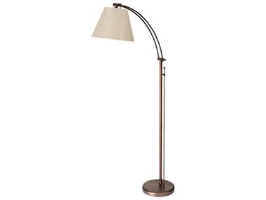 Dainolite Felix Oil Brushed Bronze Flax Floor Lamp DNDM2578FOBB