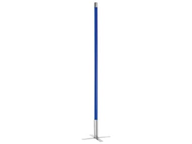 Dainolite Diagnostic Blue Silver Floor Lamp DNDSTX36BL