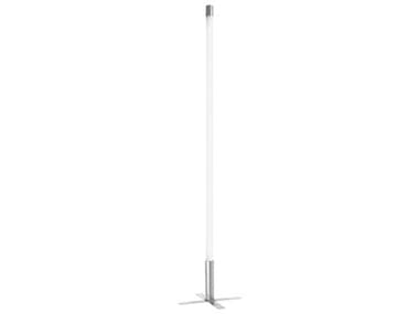 Dainolite Diagnostic White Silver Floor Lamp DNDSTX36WH