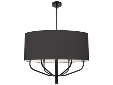 Dainolite Eleanor 6-Light Black Matte Candelabra Chandelier DNELN306CMB797
