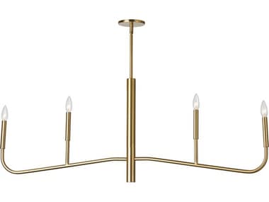 Dainolite Eleanor 4-Light Aged Brass Island Pendant DNELN484HCAGB