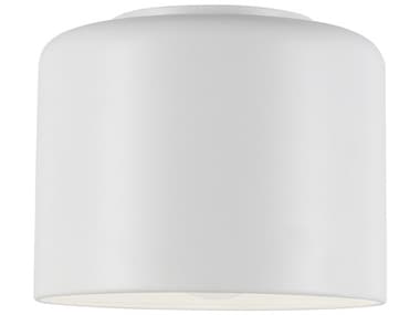 Dainolite Emilia 1-Light Matte White Dome Flush Mount DNEMI81FHMW