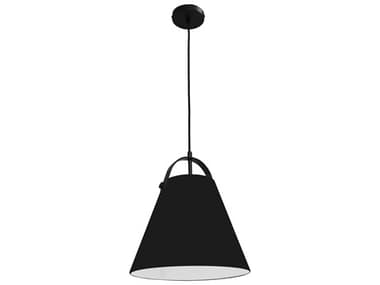Dainolite Emperor 1-Light Matte Black Pendant DNEMP111P797MB