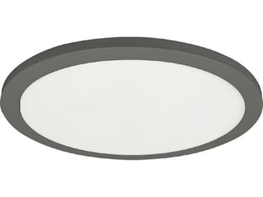 Dainolite Franchesa 1-Light Matte Black Round Flush Mount DNFCA58LEDFHMB