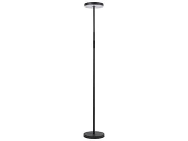 Dainolite Francine Sandy Black White Floor Lamp DNFCE5430LEDFSB