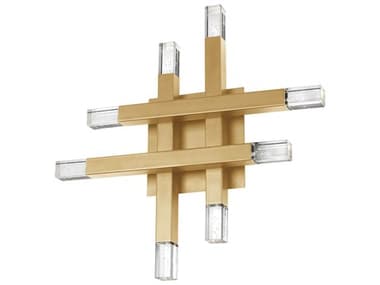 Dainolite Francesca 8-Light Aged Brass Wall Sconce DNFCS1432WAGB