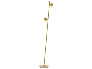 Dainolite Fernanda Aged Brass Floor Lamp DNFER5010LEDFAGB