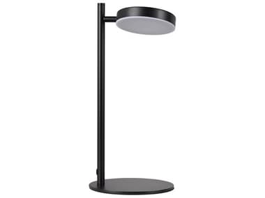 Dainolite Fia Matte Black White Acrylic Table Lamp DNFIA1512LEDTMB