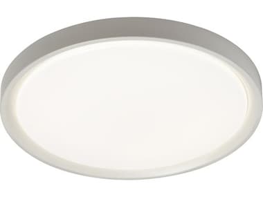 Dainolite Frida 1-Light White Matte Round Flush Mount DNFID1630LEDFHMW