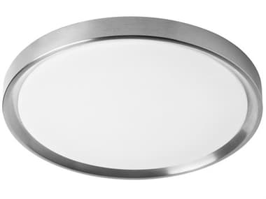 Dainolite Frida 1-Light Satin Chrome Round Flush Mount DNFID1630LEDFHSC