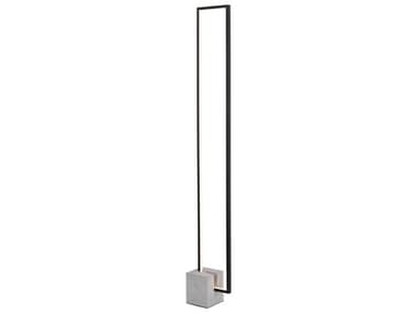 Dainolite Florence Black Grey Floor Lamp DNFLNLEDF55MB