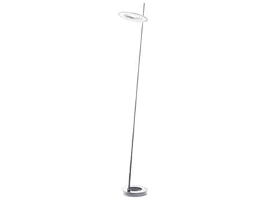 Dainolite Finley Silver White Floor Lamp DNFLY6020LEDFSLV