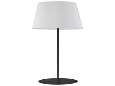 Dainolite Gretchen Matte Black White Fabric Buffet Lamp DNGTCR281TMBWH