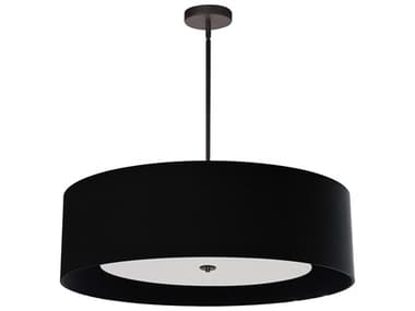 Dainolite Helena 4-Light Matte Black Pendant DNHEL304PMBBW