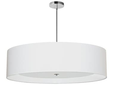 Dainolite Helena 4-Light Polished Chrome White Pendant DNHEL344PPCWH