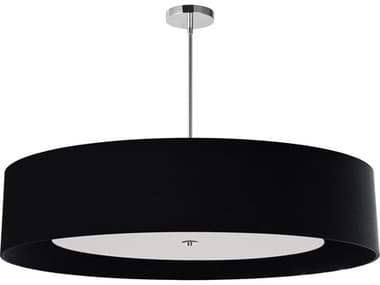 Dainolite Helena 6-Light Polished Chrome Black Pendant DNHEL406PPCBW