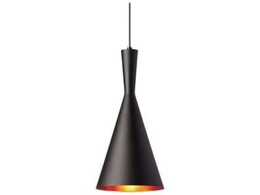 Dainolite Helsinki 1-Light Matte Black Gold Mini Pendant DNHKI81PBK