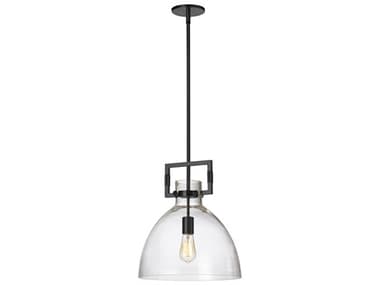 Dainolite Liberty 1-Light Matte Black Dome Pendant DNLBY141PMB