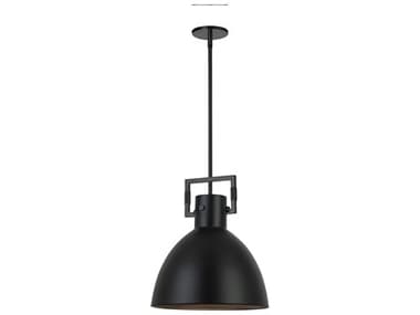Dainolite Liberty 1-Light Matte Black Dome Pendant DNLBY141PMBMB