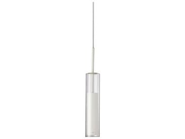 Dainolite Luna 1-Light White Cylinder Mini Pendant DNLUN1LEDPWH