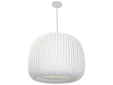 Dainolite Mia 1-Light White Pendant DNMIA181P195F