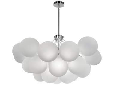 Dainolite Miles 8-Light Polished Chrome Globe Chandelier DNMLS358CPCFR