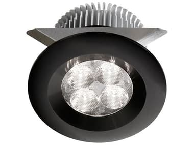 Dainolite 1-Light Black Silver Round Recessed Light DNMPLED8BK