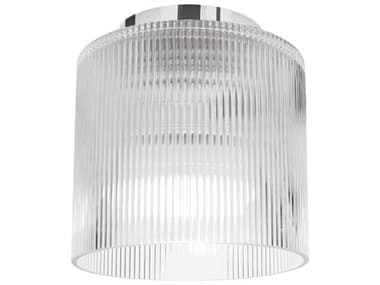 Dainolite Nadine 1-Light Polished Chrome Cylinder Flush Mount DNNAD71FHPCFL