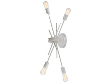 Dainolite Nebraska 4-Light Matte White Wall Sconce DNNEB194WWH