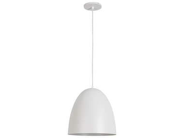 Dainolite Ofelia 1-Light Matte White Dome Pendant DNOFE111PMW