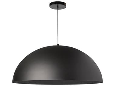 Dainolite Ofelia 1-Light Matte Black Dome Pendant DNOFE201PMBMB