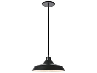 Dainolite Olya 1-Light Matte Black Dome Mini Pendant DNOLY121PMB