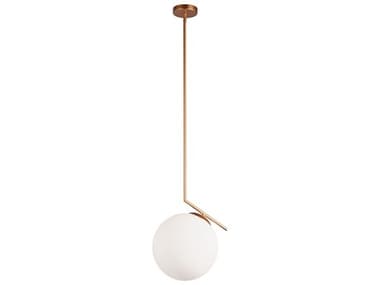 Dainolite Orion 1-Light Gold Globe Pendant DNORN141PGLD