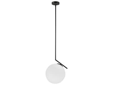 Dainolite Orion 1-Light Matte Black Globe Pendant DNORN141PMB