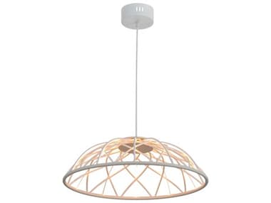 Dainolite Pakuna 1-Light Matte White Dome Pendant DNPAK2016LEDPMW