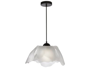 Dainolite Passion 1-Light Matte Black White Pendant DNPAS171PMBWH