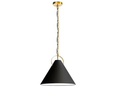 Dainolite Princeton 1-Light Black Aged Brass Pendant DNPCN161PAGB797