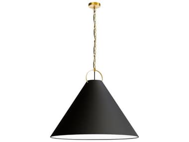 Dainolite Princeton 1-Light Black Aged Brass Pendant DNPCN321PAGB797