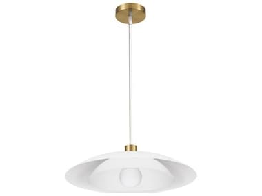 Dainolite Pima 1-Light Matte White Dome Pendant DNPIM171PMW
