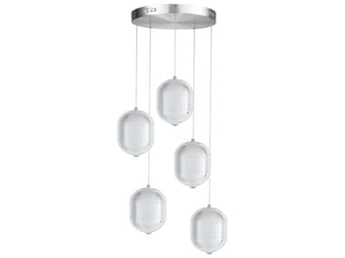 Dainolite Peri 5-Light Polished Chrome Pendant DNPRI1530LEDPPC