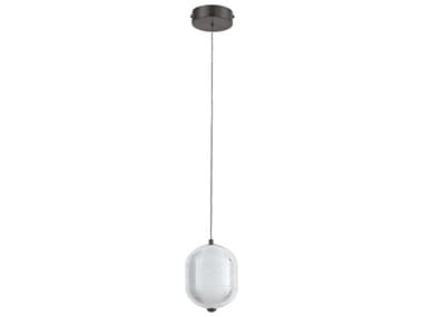 Dainolite Peri 1-Light Matte Black Mini Pendant DNPRI67LEDPMB