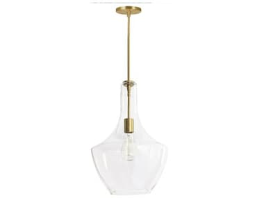 Dainolite Petalite 1-Light Aged Brass Pendant DNPTL121PAGB