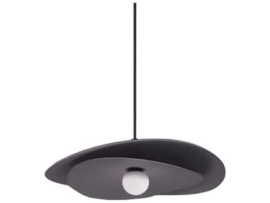 Dainolite Paven 1-Light Matte Black Pendant DNPVN2012LEDPMB