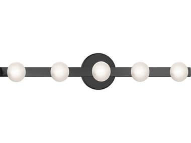 Dainolite Raleigh 5-Light Matte Black Vanity Light DNRAL275WMB