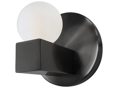 Dainolite Raleigh 1-Light Matte Black Wall Sconce DNRAL41WMB