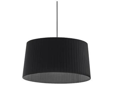 Dainolite Ramira 1-Light Matte Black Drum Pendant DNRAM241PMBBK
