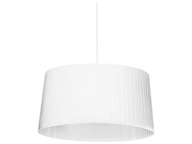 Dainolite Ramira 1-Light Matte White Drum Pendant DNRAM241PMWWH
