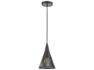 Dainolite Rebecca 1-Light Matte Black Mini Pendant DNREB71PMB